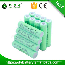 Alta calidad 1.2v 3 aaa NIMH 1800mah batería recargable